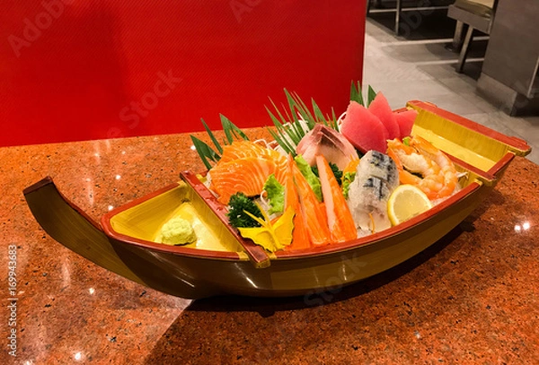Fototapeta Sashimi set
