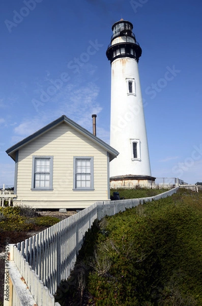 Obraz Light house on california coast, USA