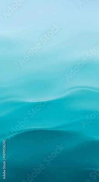 Obraz Subtle cyan waves create an abstract and calming water background