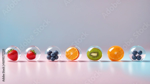 Obraz colorful easter eggs on white background