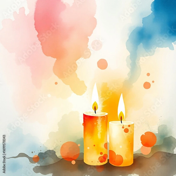 Obraz candles on the table