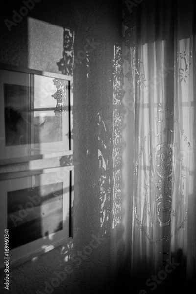 Fototapeta Bilder mit Vorhang