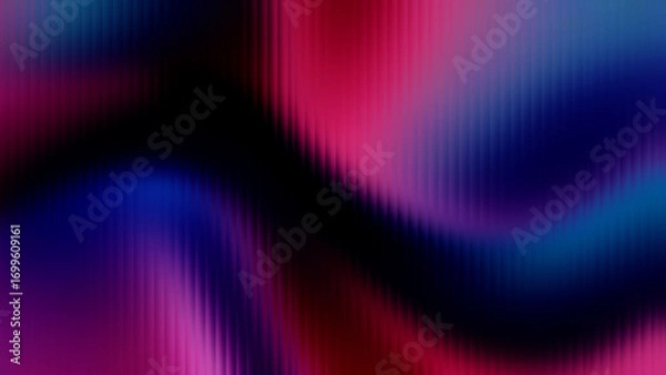 Fototapeta Abstract flowing color blend of vibrant pink magenta and deep blue purple with pixelated texture evoking a modern fluid art feel