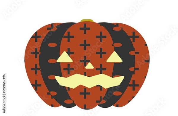 Obraz halloweenのジャックーランタン