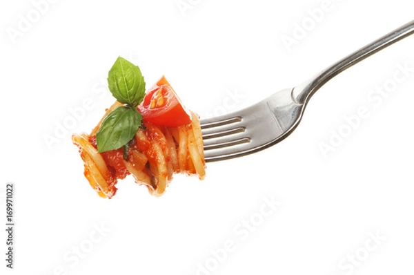 Obraz Spaghetti on a fork