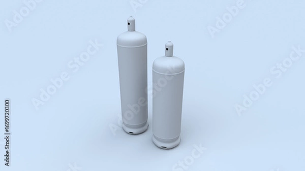 Fototapeta プロパンガスボンベのイラスト