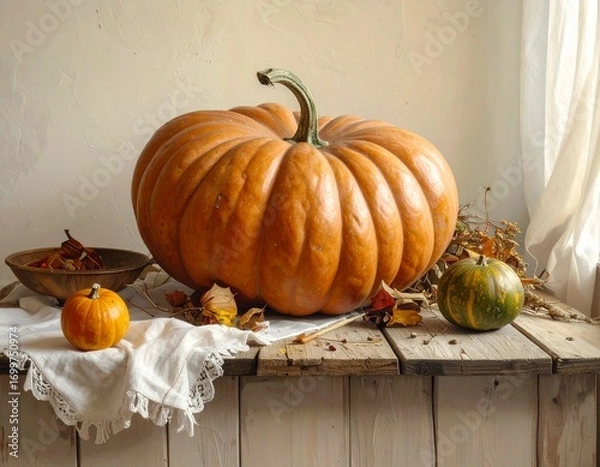 Obraz pumpkin and pumpkins