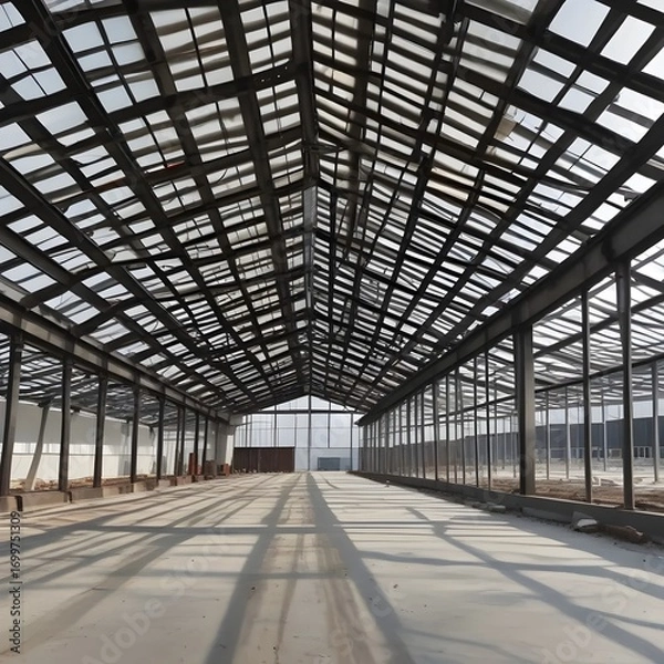 Fototapeta empty parking garage