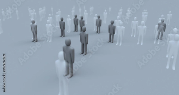 Fototapeta 人口減少のイメージ