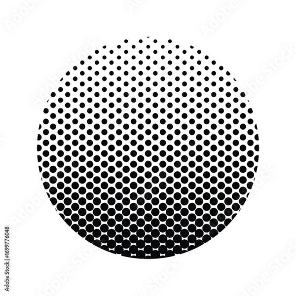 Obraz Abstract Hexagon Pattern Geometric Design with Halftone Effect