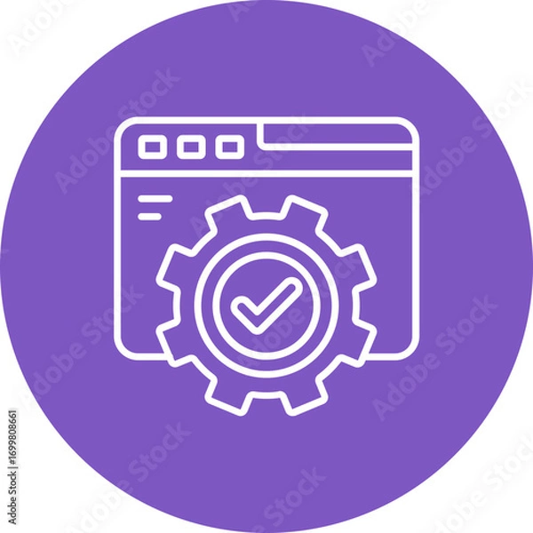 Fototapeta Development Icon