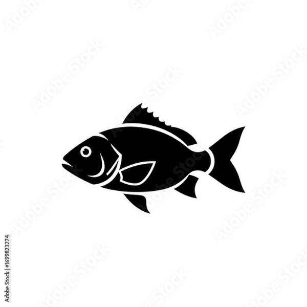 Fototapeta Pixelated abstract geometric pattern featuring dark shades and scattered white dots transparent background