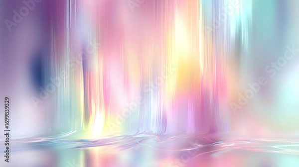 Obraz レインボーグラデーション/カラフル/モダン