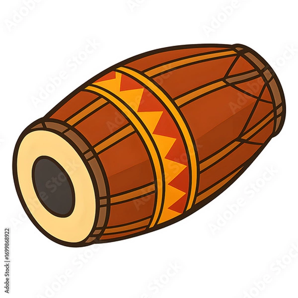 Fototapeta This animated cartoon dholak PNG features colorful decorations, making it suitable for festivals, bhajans, and folk performances. The lively design highlights celebration and rhythm, perfect for poste