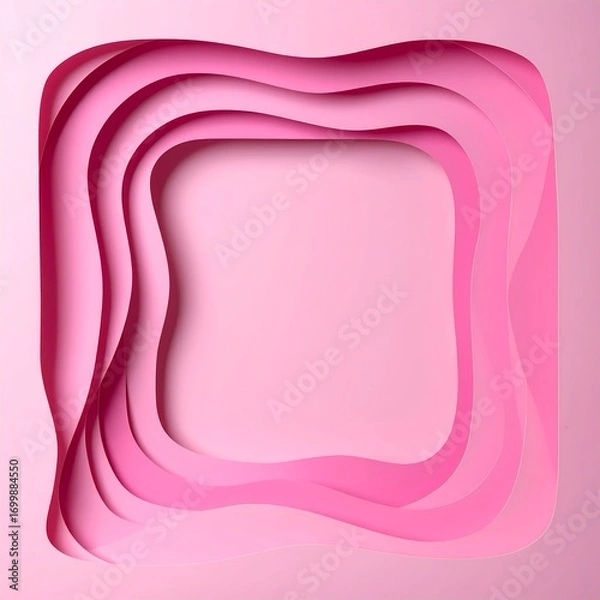 Obraz Abstract pink layered design