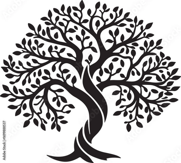 Obraz Abstract geometric composition with vibrant colors