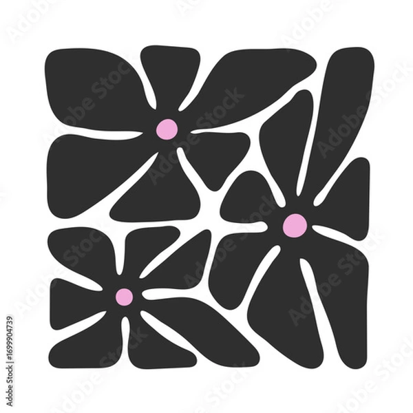 Fototapeta abstract flower design