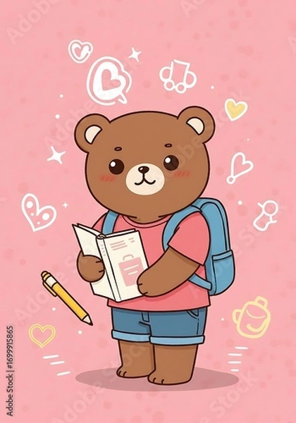 Obraz くまさんの学び舎