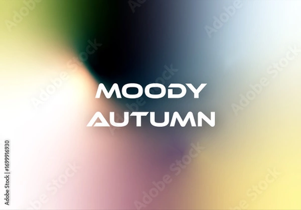 Obraz Moody Autumn Gradient Set