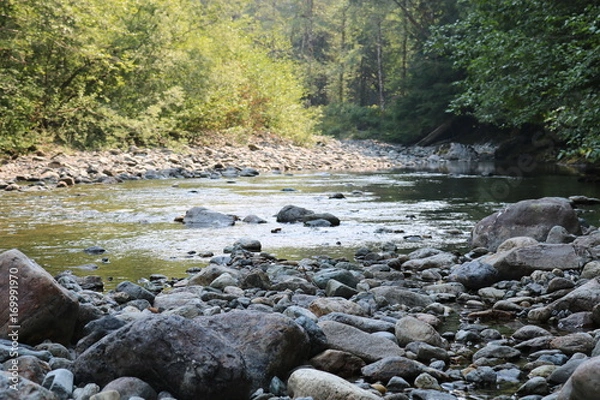 Obraz Water hitting rocks