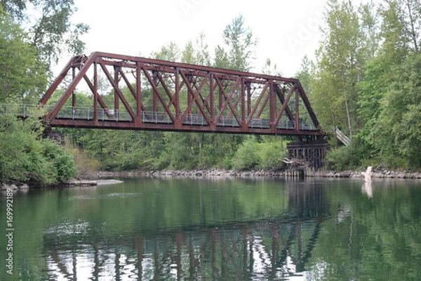 Obraz Bridge over a river