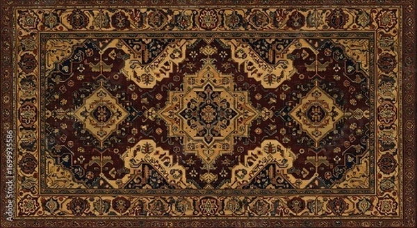 Obraz 深紅の絨毯の詩