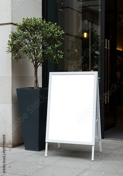 Obraz Urban A-Frame, Blank Canvas