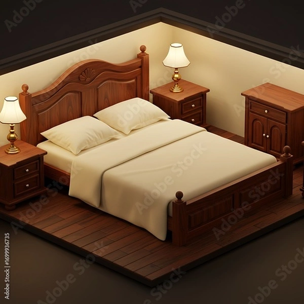 Obraz Warm Wooden Haven