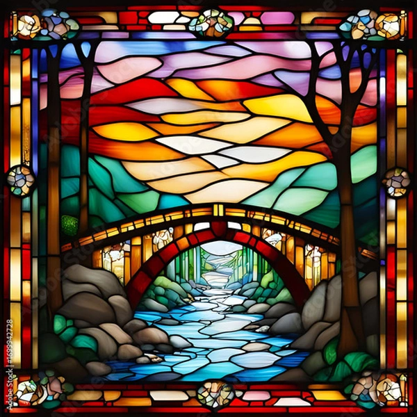 Fototapeta Love is the bridge between you and everything