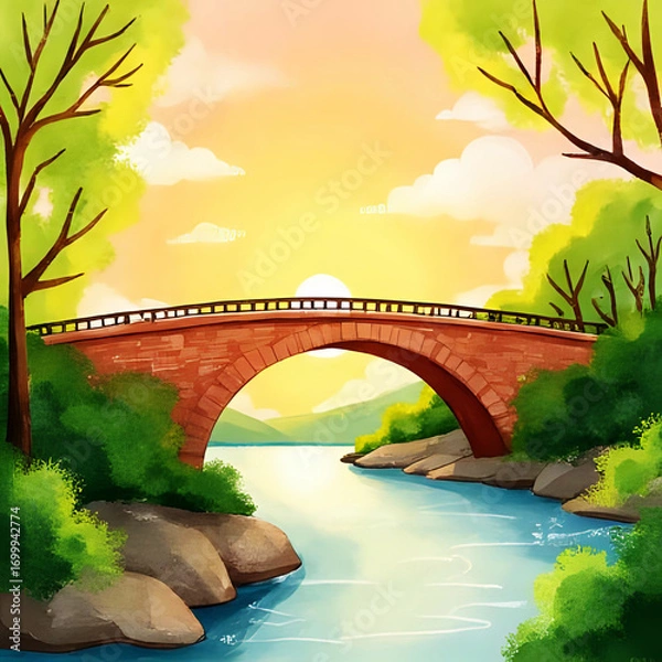 Obraz Love is the bridge between you and everything