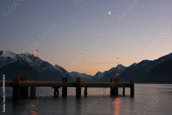 Obraz dock in sunset
