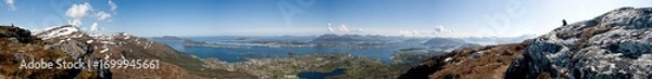 Obraz panorama from mountain