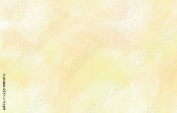 Obraz 淡いベージュイエローの和紙風アルコールインクアート抽象テクスチャ背景素材