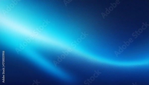 Fototapeta blue light leaks and gradient over abstract grainy background