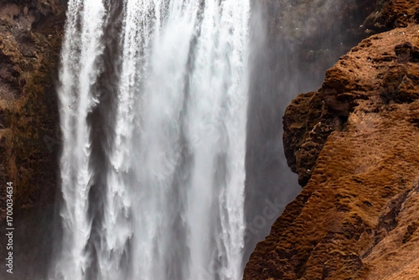 Obraz waterfall on the rocks