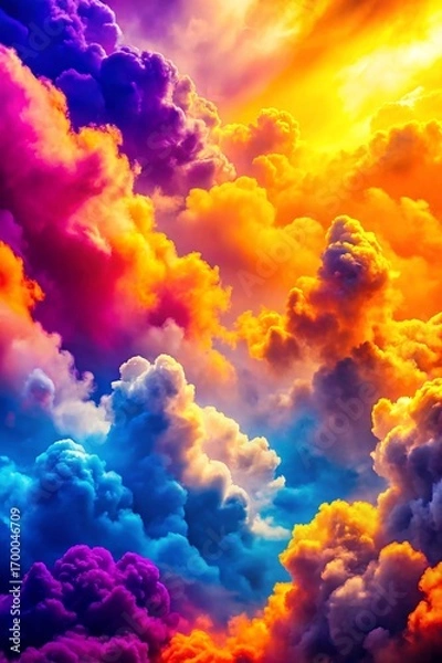 Fototapeta clouds in the sky