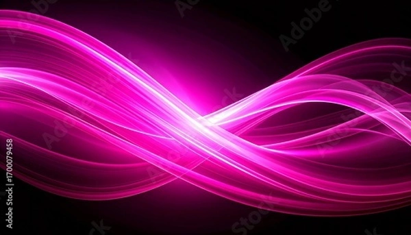 Fototapeta Abstract Pink Waves Background Design.