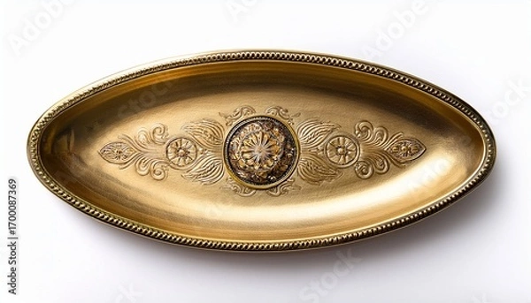 Obraz trinket dish isolated white background flat lay