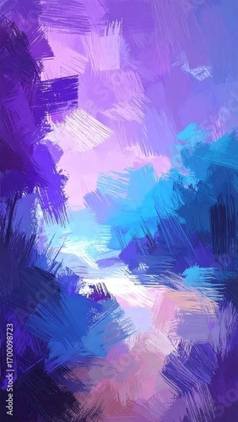 Obraz Abstract landscape, vibrant colors