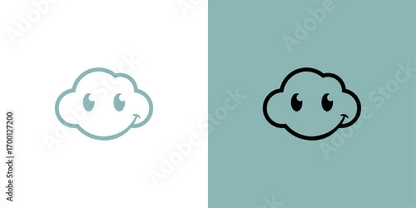 Fototapeta SMILE CLOUD LOGO