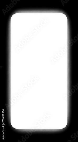 Fototapeta Smooth faded vignette overlay with transparent background for refined visuals