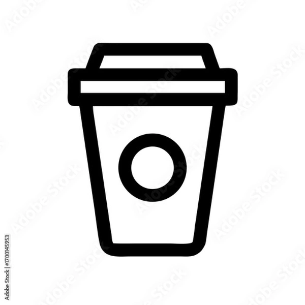 Fototapeta Black camera speaker and digital audio player trash can icon illustration