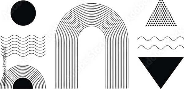 Fototapeta 3d illustration of famous triumphal arches including the Arch of Triumph and the Arch of Constantine with architectural design and symbolic archway elements