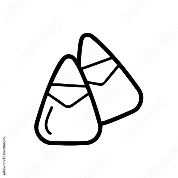 Fototapeta Vector illustration of a 3D abstract atom symbol icon with a science and technology design concept