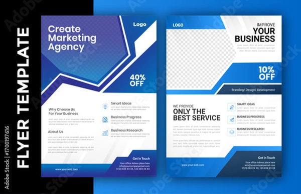 Obraz Creative Marketing Flyer Design Layout