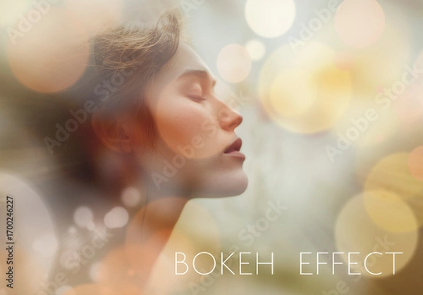 Fototapeta Dreamy Light Bokeh Effect