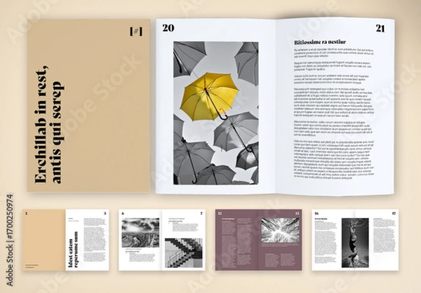 Fototapeta Elegant Design Report & Portfolio