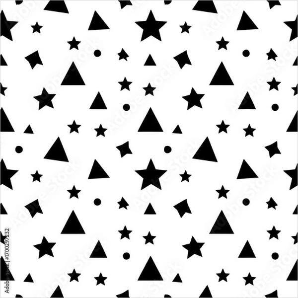 Obraz Geometric abstract pattern background vector icon