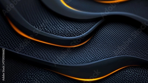 Obraz Abstract neon waves