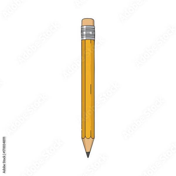 Fototapeta pencil vector illustration design